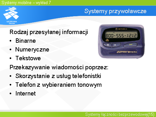 Systemy przywolawcze