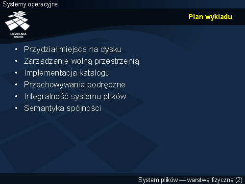 Plan wykładu