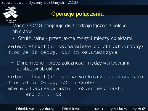 Operacje połączenia