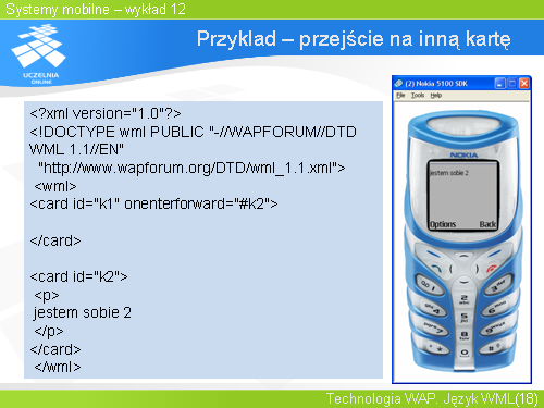 Przyklad – przejscie na inna karte