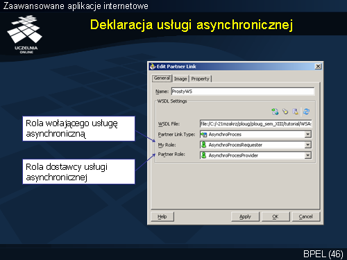 Deklaracja usługi asynchronicznej