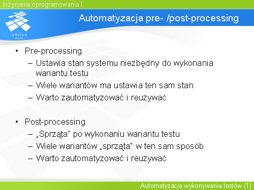 Automatyzacja pre- /post-processing
