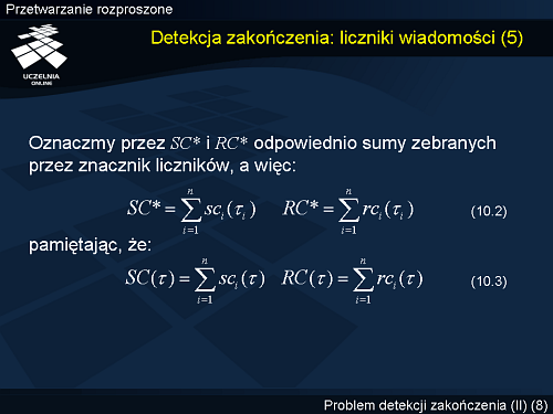 Detekcja zakończenia: liczniki wiadomości (5)