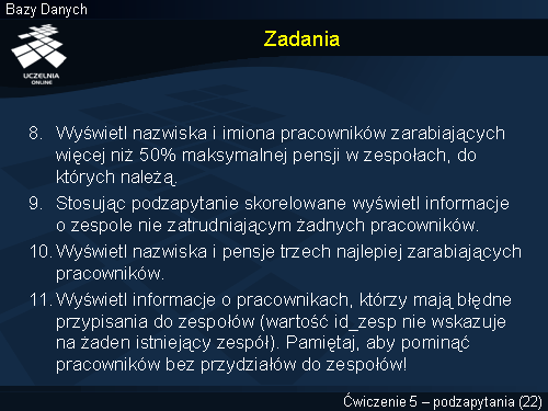 Zadania