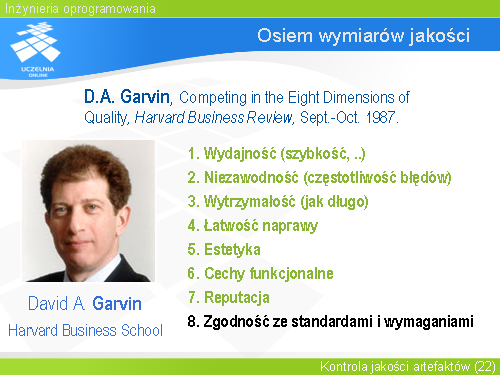 Osiem wymiarów jakości