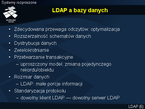 LDAP a bazy danych