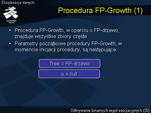 Procedura FP-Growth (1)