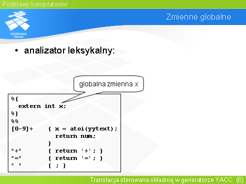Zmienne globalne(1)