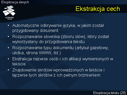 Ekstrakcja cech