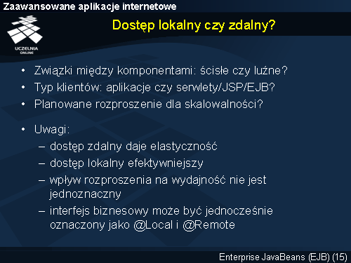 Dostęp lokalny czy zdalny?