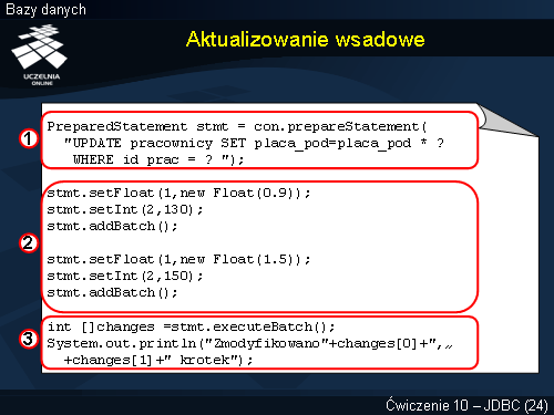 Aktualizowanie wsadowe