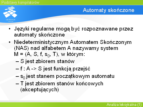 Automaty skończone