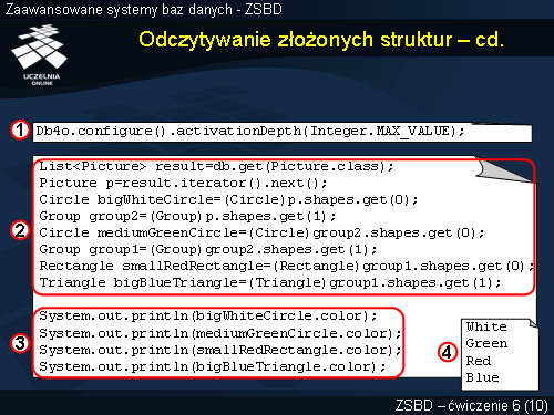 Odczytywanie złożonych struktur – cd.