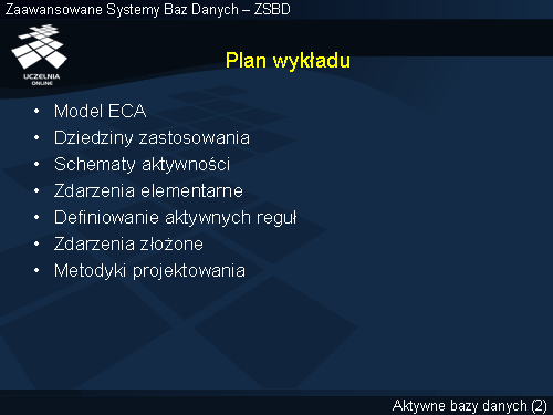 Plan wykładu