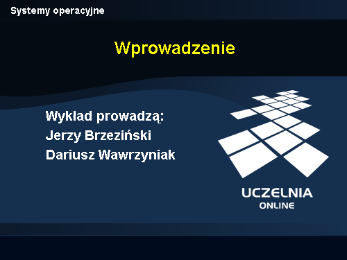 Systemy operacyjne