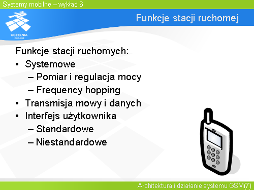 Funkcje stacji ruchomej