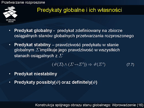 Predykaty globalne i ich własności