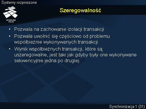 Szeregowalność