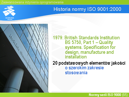 Historia normy ISO 9001:2000