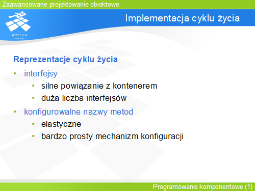 Implementacja cyklu życia