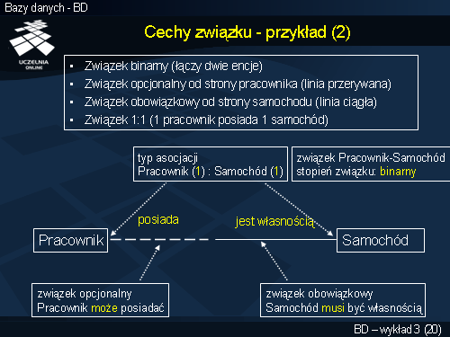 Cechy związku - przykład (2)