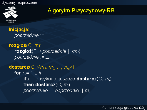 Algorytm Przyczynowy-RB