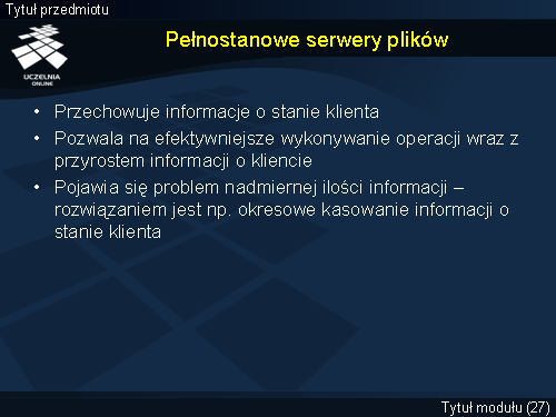 Pełnostanowe serwery plików