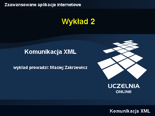 Zaawansowane aplikacje internetowe