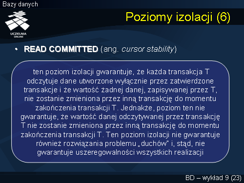 Poziomy izolacji (6)