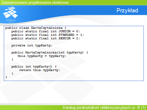 Przykład: Rename Method