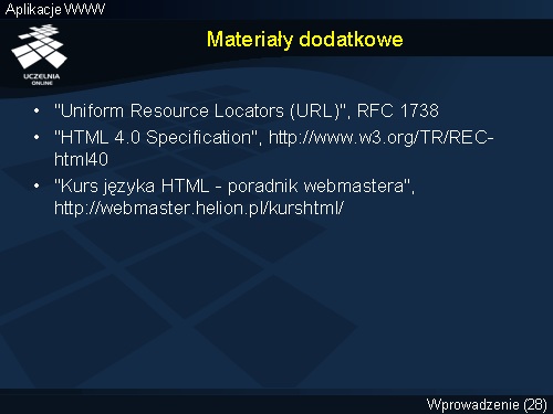 Materiały dodatkowe