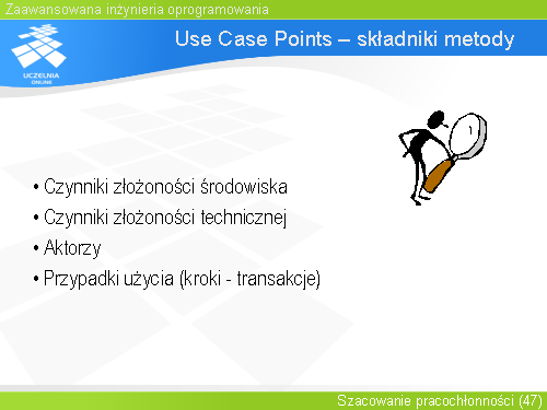 Use Case Points – składniki metody