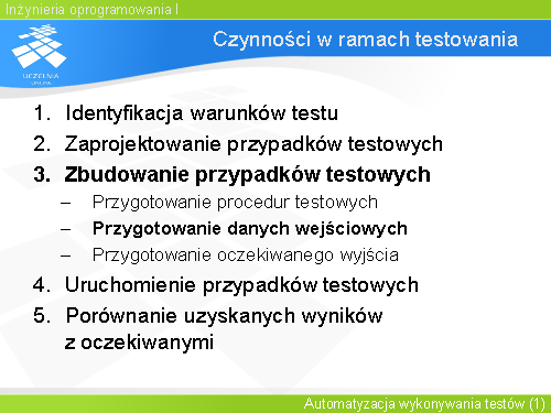 Czynności w ramach testowania(4)