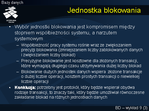 Jednostka blokowania