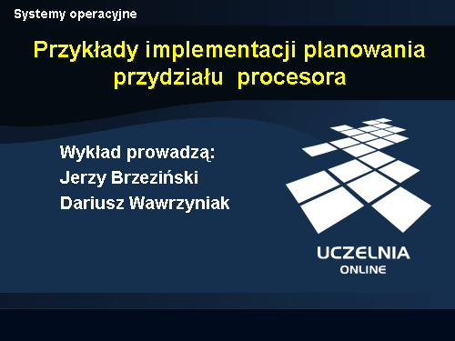Systemy operacyjne