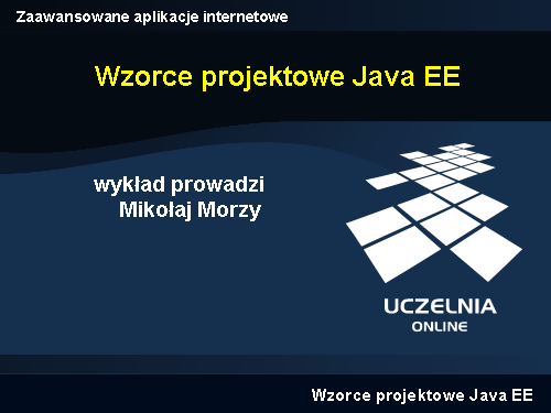 Wzorce projektowe Java EE