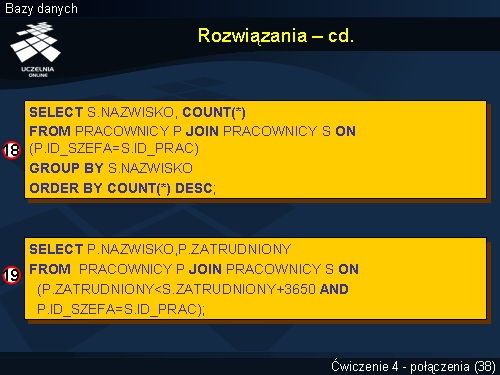 Rozwiązania – cd.
