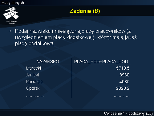 Zadanie (8)