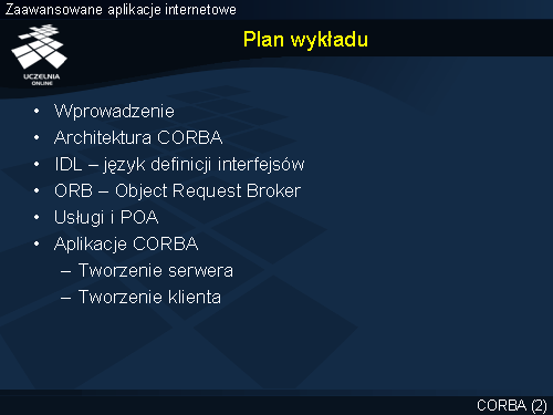 Plan wykładu