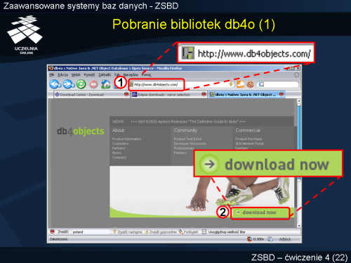 Pobranie bibliotek db4o (1)