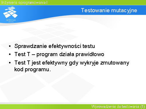 Testowanie mutacyjne