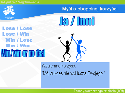 Myśl o obopólnej korzyści(5)
