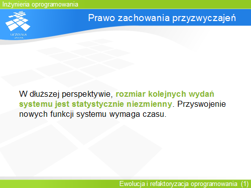 Prawo zachowania przyzwyczajeń