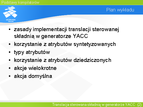 Plan wykładu