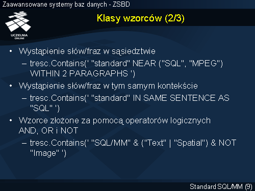 Klasy wzorców (2/3)