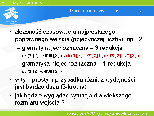 Porównanie wydajność gramatyk(2)