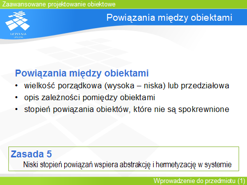 Powiązania między obiektami