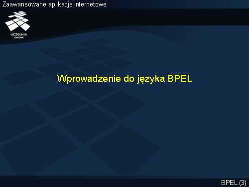 Wprowadzenie do języka BPEL