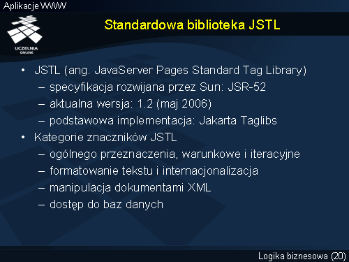 Standardowa biblioteka JSTL
