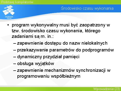 Środowisko czasu wykonania